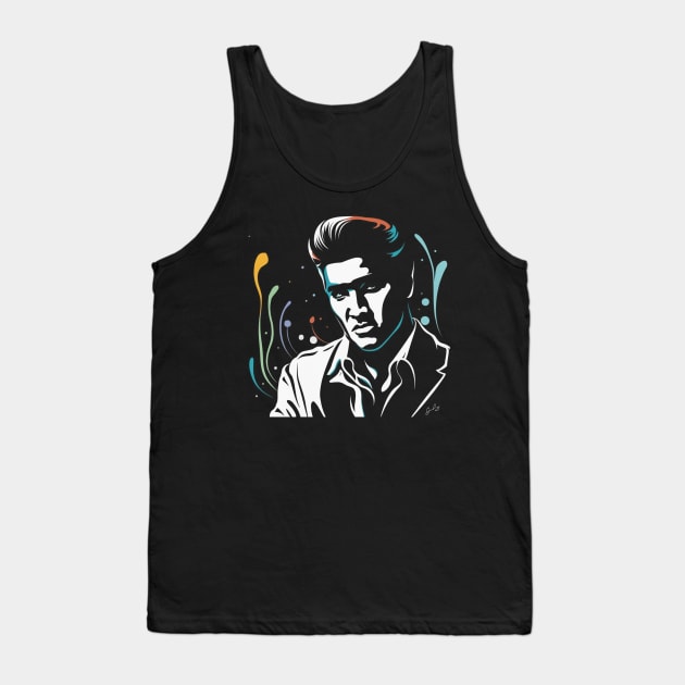 Elvis Presley Tank Top by Aldrvnd